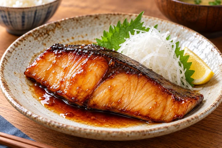 ぶりの照り焼きの生成参考画像