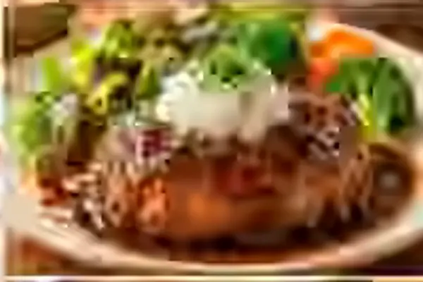 ふっくらハンバーグの生成参考画像