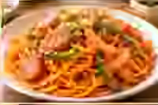 昔ながらのナポリタンの生成参考画像